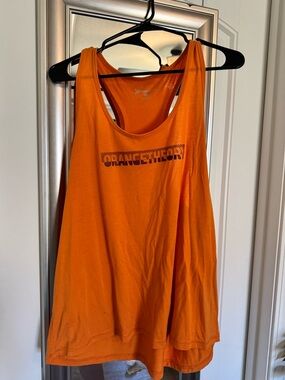 Orangetheory Bright Orange Racerback Tank